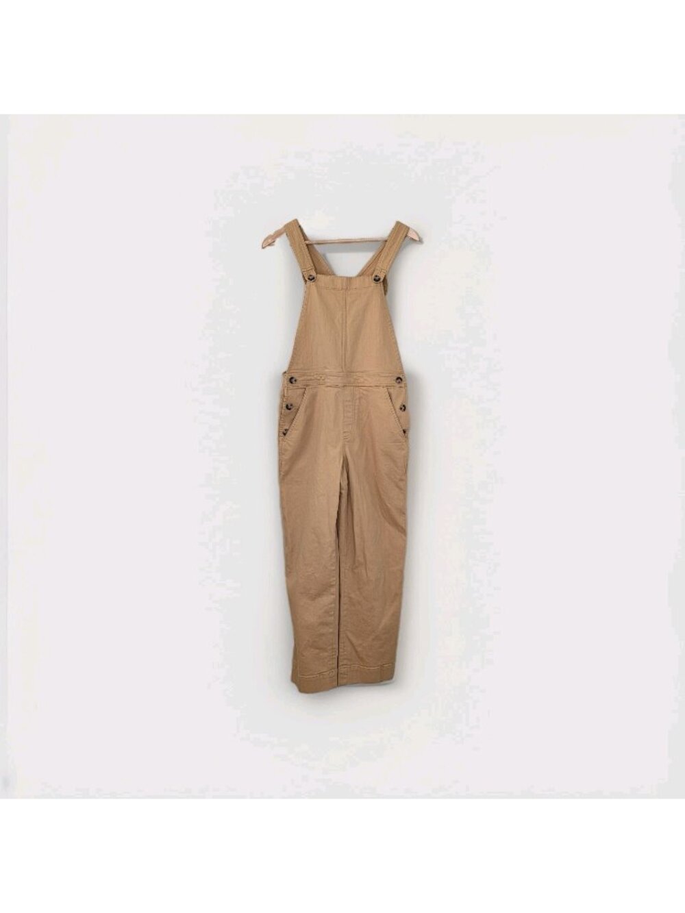 Club Monaco Mustard Yellow Overalls XS Straight Leg Cotton Dungarees 521657 Boho